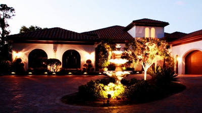 Front Exterior Lighting Photo