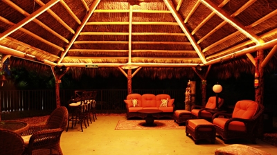 Interior Gazebo Lighting Photo